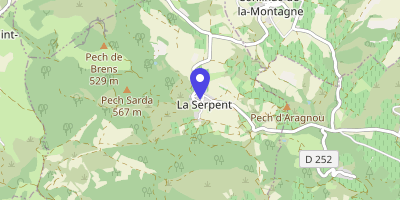 Carte OpenStreetMap — 6 place de la Mairie, La Serpent