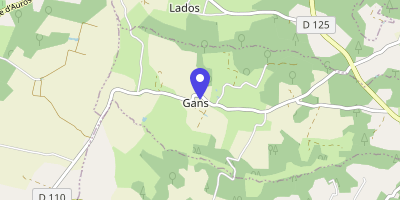 Carte OpenStreetMap — 33 route du moulin, Gans