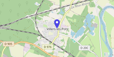 Carte OpenStreetMap — 1 rue Saint-Michel, Villers-les-Pots