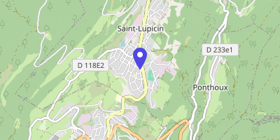 Carte OpenStreetMap — 2 place de l'Hôtel-de-Ville, Coteaux-du-Lizon