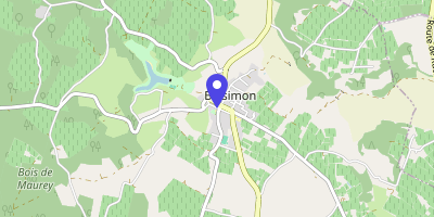Carte OpenStreetMap — 15 place de la République, Blasimon