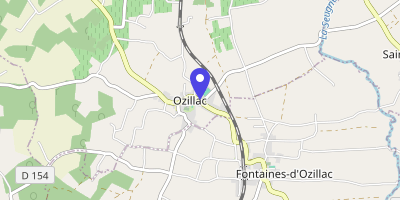 Carte OpenStreetMap — 2 rue de Saintonge, Ozillac
