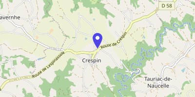 Carte OpenStreetMap — 36 Rue de la Mairie, Crespin