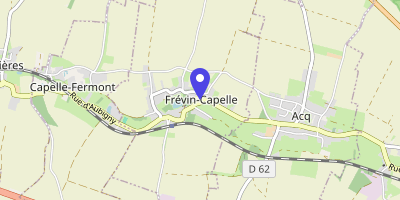 Carte OpenStreetMap — 1 rue de la Mairie, Frévin-Capelle