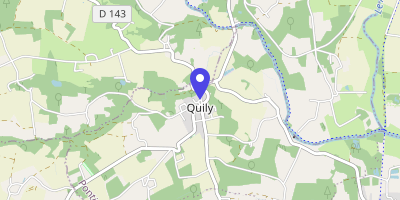 Carte OpenStreetMap — 1 rue de l'Église, Quily