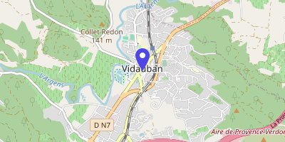 Carte OpenStreetMap — Place Georges-Clemenceau, Vidauban