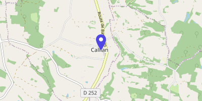 Carte OpenStreetMap — 46 rue Principale, Callian
