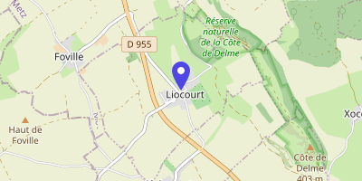 Carte OpenStreetMap — 32 rue des Vignes, Liocourt