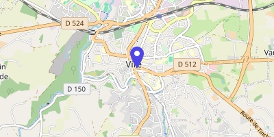 Carte OpenStreetMap — 11 rue Deslongrais, Vire-Normandie