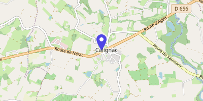 Carte OpenStreetMap — 411 route de la Concade, Calignac