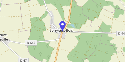 Carte OpenStreetMap — 1 rue du Château, Soizy-aux-Bois