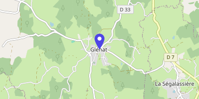 Carte OpenStreetMap — 1 place Raymond-Four, Glénat