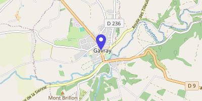 Carte OpenStreetMap — 4 place de la Mairie, Gavray-sur-Sienne