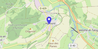 Carte OpenStreetMap — 2 route de Vittel, Hymont