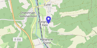Carte OpenStreetMap — 2 rue de la Vallée, Autigny-le-Petit