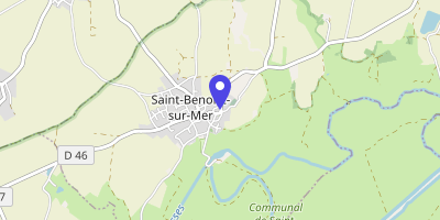 Carte OpenStreetMap — 2 place de la Mairie, Saint-Benoist-sur-Mer