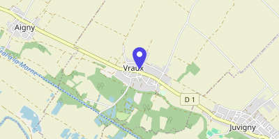 Carte OpenStreetMap — 3 place de la Mairie, Vraux