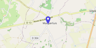 Carte OpenStreetMap — Le Bourg, Maupertuis