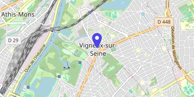 Carte OpenStreetMap — 75 rue Pierre-Marin, Vigneux-sur-Seine
