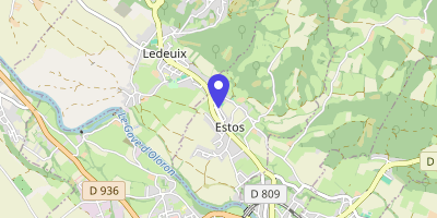 Carte OpenStreetMap — 15 rue des Jardins-d'Estos, Estos