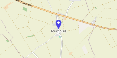 Carte OpenStreetMap — 76 rue de la Mairie, Tournoisis
