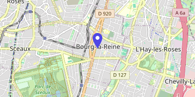 Carte OpenStreetMap — 6 boulevard Carnot, Bourg-la-Reine