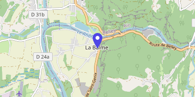 Carte OpenStreetMap — 40 rue de la Mairie, La Balme