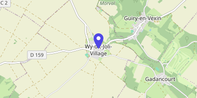 Carte OpenStreetMap — 4 rue de la Mairie, Wy-dit-Joli-Village