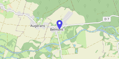 Carte OpenStreetMap — 2 rue de l'École, Belmont