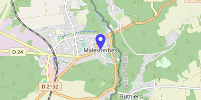 Carte OpenStreetMap — Place de l'Hôtel-de-Ville, Le Malesherbois