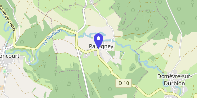 Carte OpenStreetMap — 2 grande rue, Pallegney
