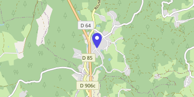 Carte OpenStreetMap — 1 place de la Mairie, Paslières