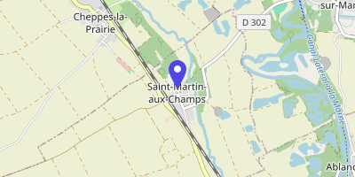 Carte OpenStreetMap — 1 rue du Moulin, Saint-Martin-aux-Champs