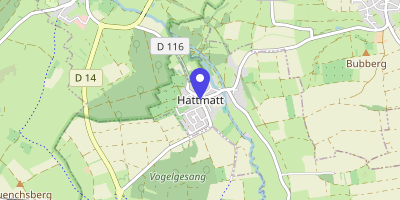 Carte OpenStreetMap — 1 rue de Dossenheim, Hattmatt