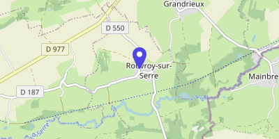 Carte OpenStreetMap — Rue de la Mairie, Rouvroy-sur-Serre