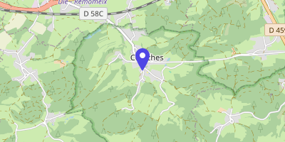 Carte OpenStreetMap — 1 place Pierre-Grandidier, Coinches