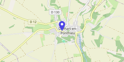 Carte OpenStreetMap — 8 rue Gaston-Morin, Domart-en-Ponthieu