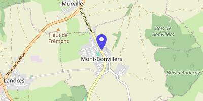 Carte OpenStreetMap — 9 rue de la République, Mont-Bonvillers