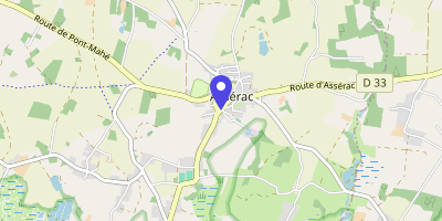 Carte OpenStreetMap — 15 rue du Pont-Bérin, Assérac