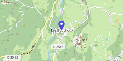 Carte OpenStreetMap — 4 sur la Place, Les Bouchoux