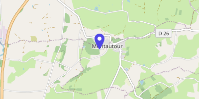 Carte OpenStreetMap — 1 rue de la Mairie, Montautour