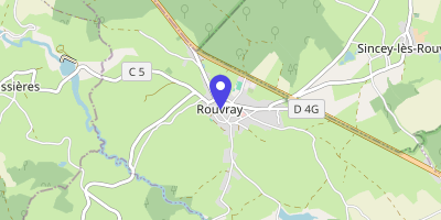Carte OpenStreetMap — 1 place de l'Église, Rouvray