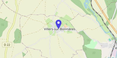 Carte OpenStreetMap — 18 grande-Rue, Villers-sur-Bonnières