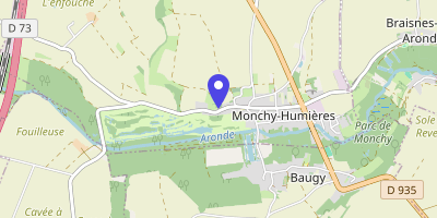Carte OpenStreetMap — Rue de Gournay, Monchy-Humières