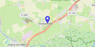 Carte OpenStreetMap — 6 rue de la Mairie, Osmanville