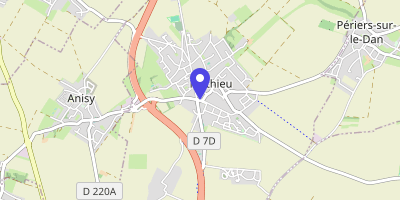Carte OpenStreetMap — Place du Général-de-Gaulle, Mathieu