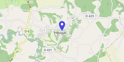 Carte OpenStreetMap — 80 route de Pouillon, Heugas