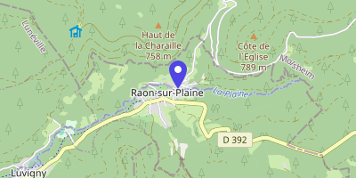 Carte OpenStreetMap — 4 rue de la Mairie, Raon-lès-Leau