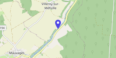 Carte OpenStreetMap — 44 bis chemin Départemental, Sauvoy