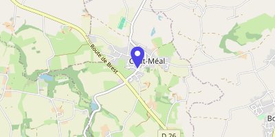 Carte OpenStreetMap — 12 rue du Garo, Coat-Méal